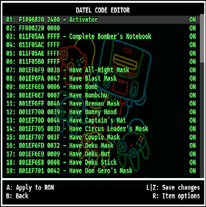 MM Datel Code Editor MM Datel Code Editor